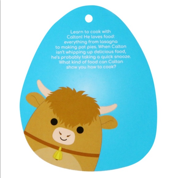 NWT 4.5” Calton the Highland Cow Easter Squishmallow - Picture 2 of 2